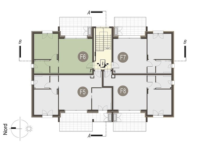 Bilocale Piano Primo in Beregazzo con Figliaro Beregazzo con Figliaro