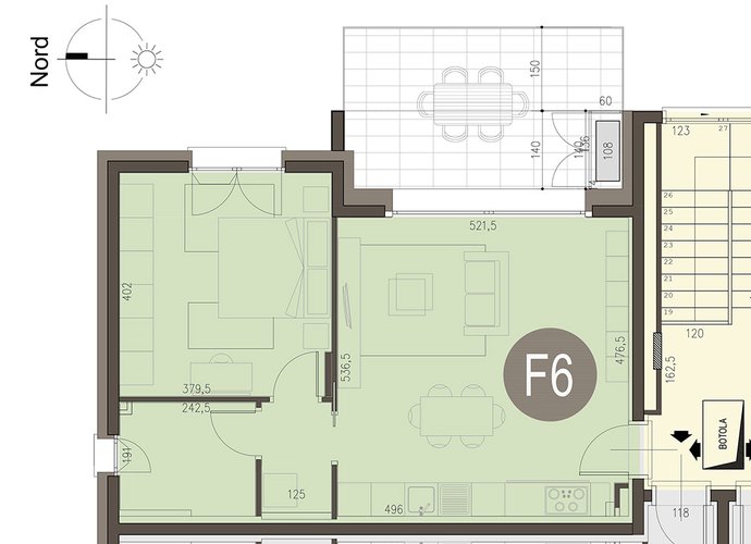 Bilocale Piano Primo in Beregazzo con Figliaro Beregazzo con Figliaro