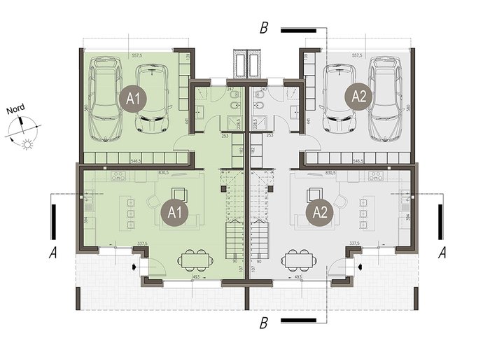 Villa Bifamiliare in Cabiate Cabiate