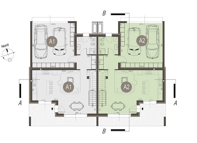 Villa Bifamiliare in Cabiate Cabiate