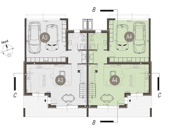 Villa Bifamiliare in Cabiate Cabiate