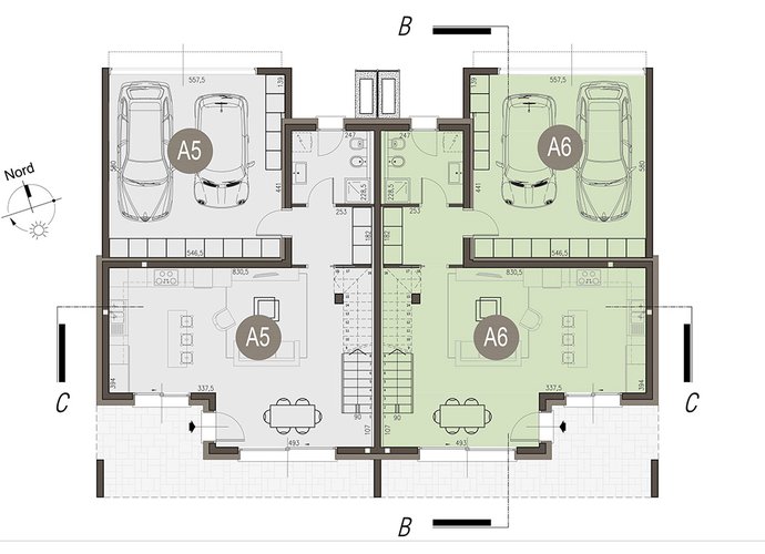 Villa Bifamiliare in Cabiate Cabiate