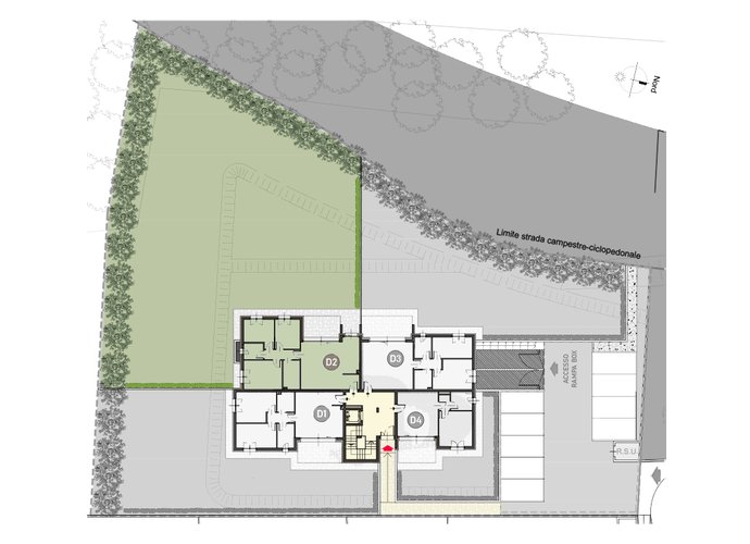Quadrilocale Piano Terra in Cadorago Olgiate Comasco