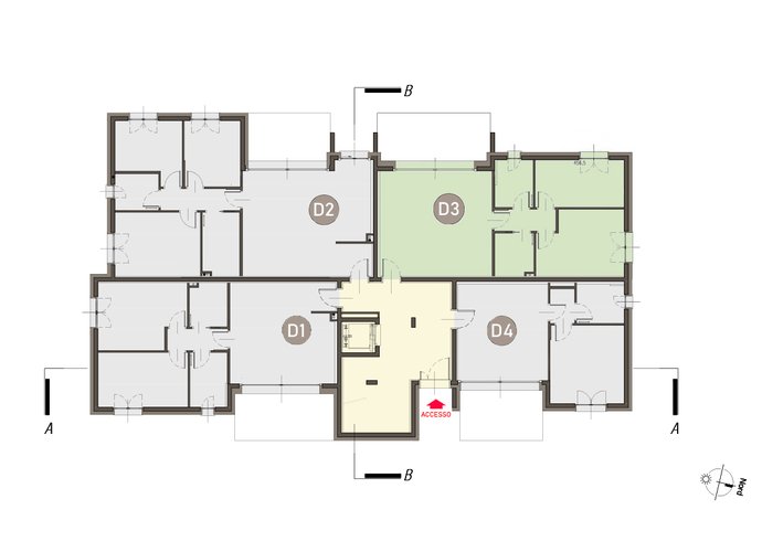 trilocale Piano Terra in Cadorago Fenegrò