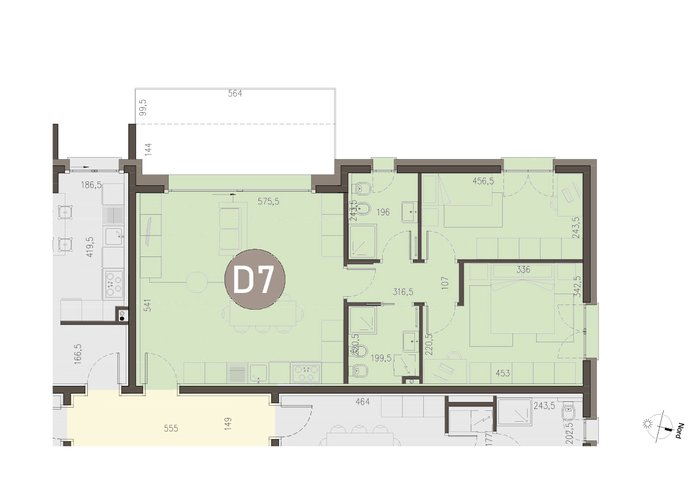 Trilocale Piano Primo in Cadorago Cadorago