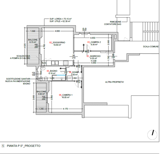 VENDESI TRILOCALE TORRE BOLDONE Torre Boldone
