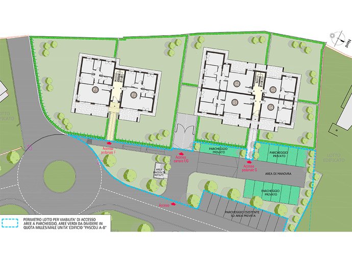 Quadrilocale a Piano Primo in Alserio in affitto Alserio