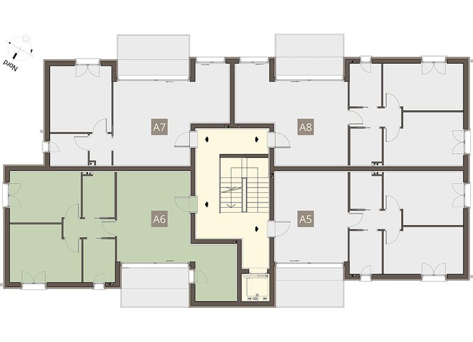 Trilocale a  Piano Primo in Mozzate Mozzate