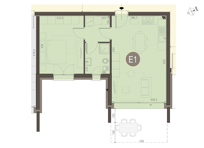 Bilocale Piano Terra in Bizzarone Bizzarone