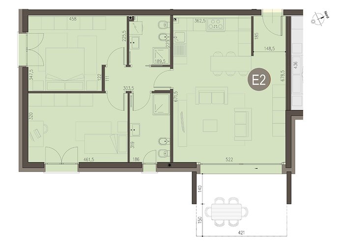 Trilocale a Piano Terra in Bizzarone Bizzarone