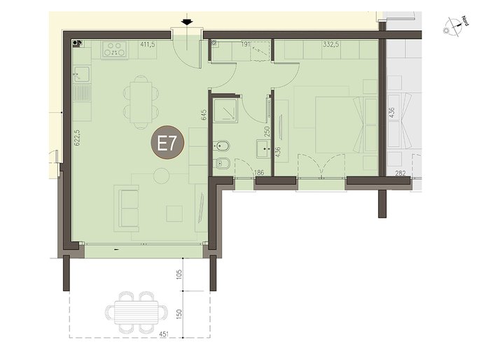 Bilocale Piano Terra in Bizzarone Bizzarone