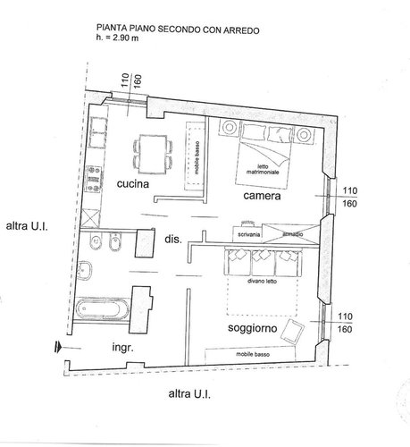 Appartamento 2 locali - Rif. 167 Como