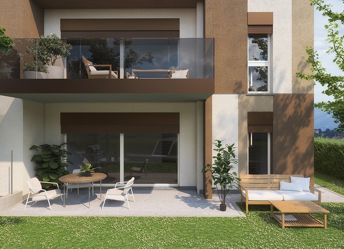 Trilocale a Piano Terra in Beregazzo Beregazzo con Figliaro