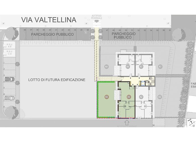 Trilocale Piano Terra in Villa Guardia Villa Guardia