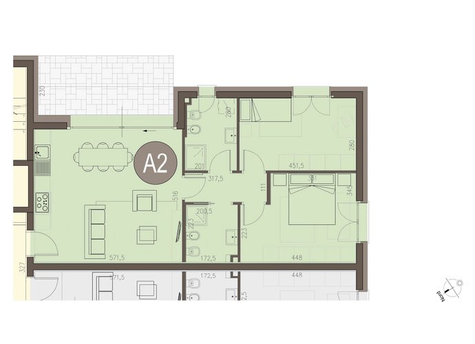 Trilocale Piano Terra in Villa Guardia Villa Guardia