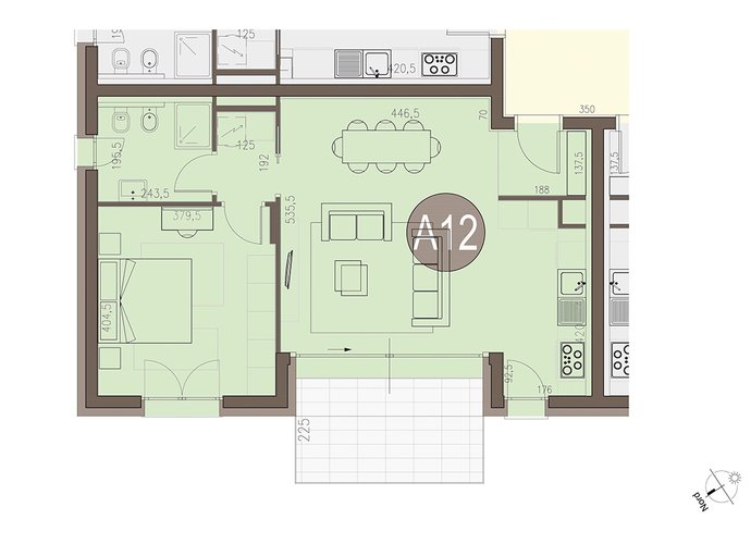 Bilocale Piano Secondo in Villa Guardia Villa Guardia