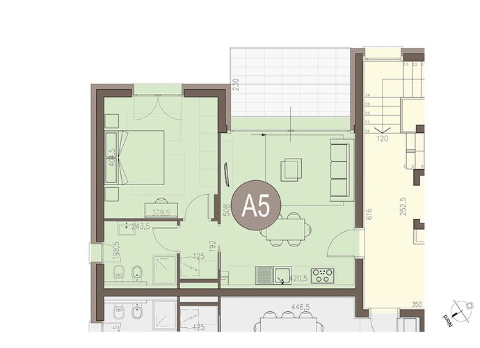 Bilocale Piano Primo in Villa Guardia Villa Guardia