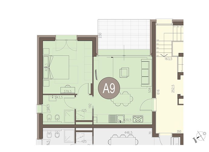 Bilocale Piano Secondo in Villa Guardia Villa Guardia