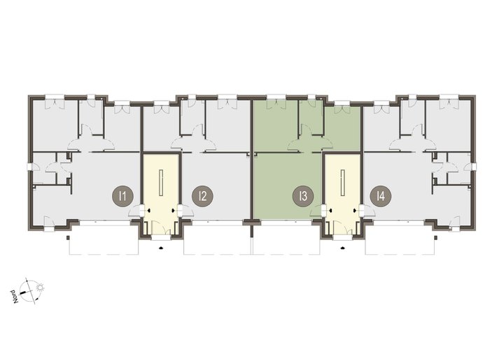 Trilocale a Piano Terra in Alserio Alserio
