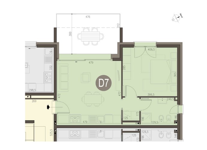 Bilocale Piano Primo in Colverde Colverde