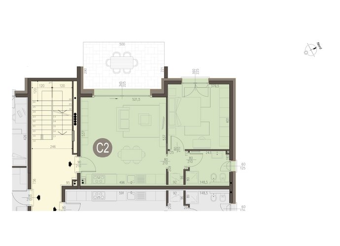 Bilocale a Piano Terra a Colverde Colverde