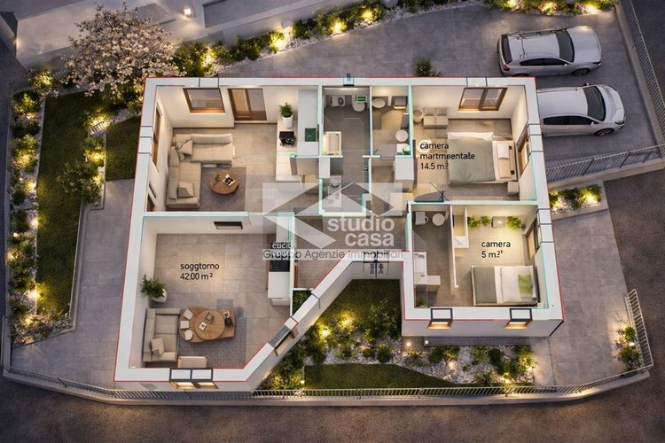 Classe A4 – primo piano con totale indipendenza Spirano