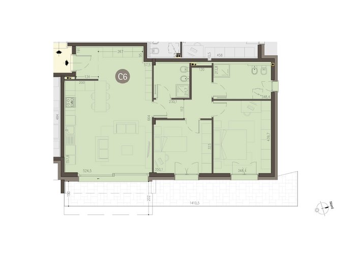 Trilocale a Piano Terra in Uggiate Uggiate Trevano