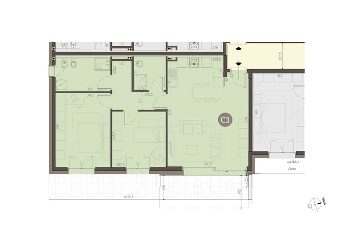 Trilocale a Piano Terra in Uggiate Uggiate Trevano