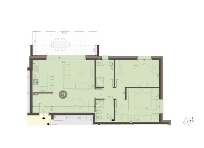 Trilocale a Piano Terra in Uggiate Uggiate Trevano