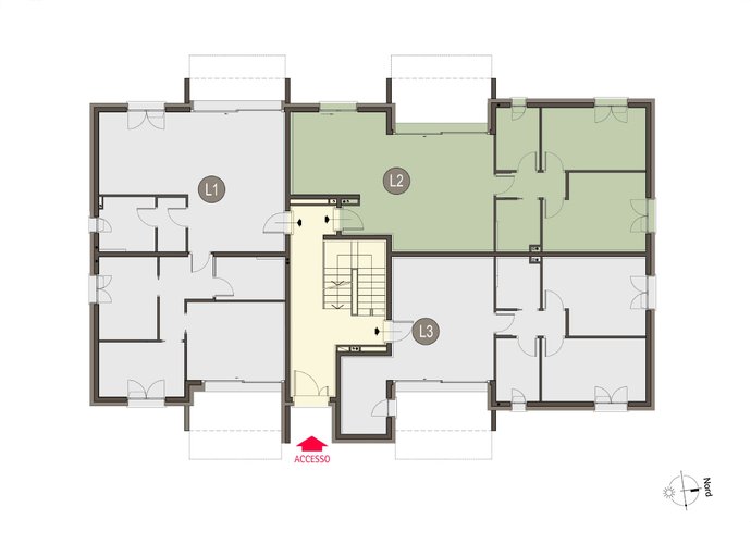 Trilocale a Piano Terra Bregnano