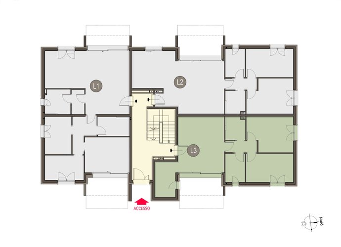 Trilocale a Piano Terra Bregnano