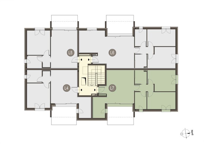 Trilocale a Piano primo Bregnano