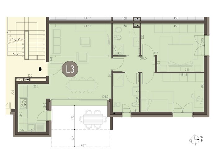 Bilocale a Piano primo Bregnano