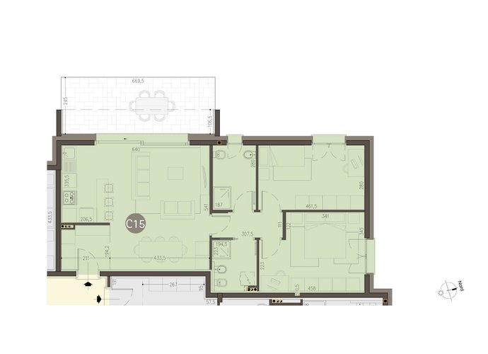 Trilocale a Piano Primo in Uggiate Uggiate Trevano