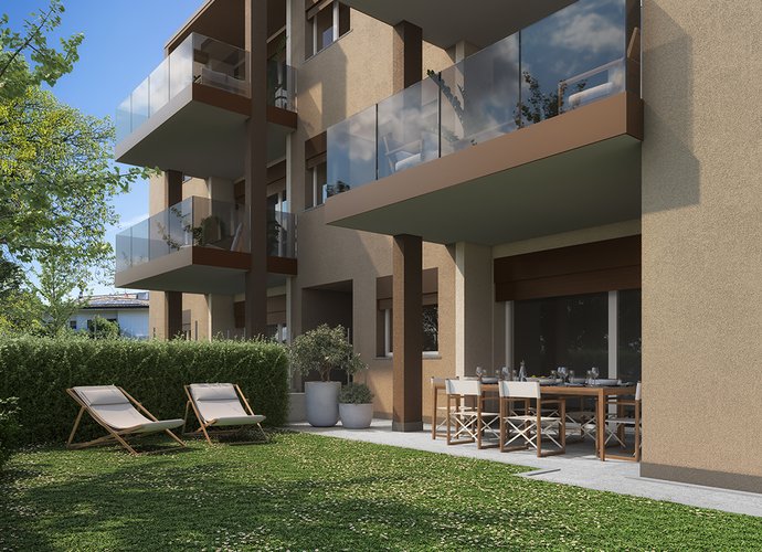 Quadrilocale Piano Terra Erba