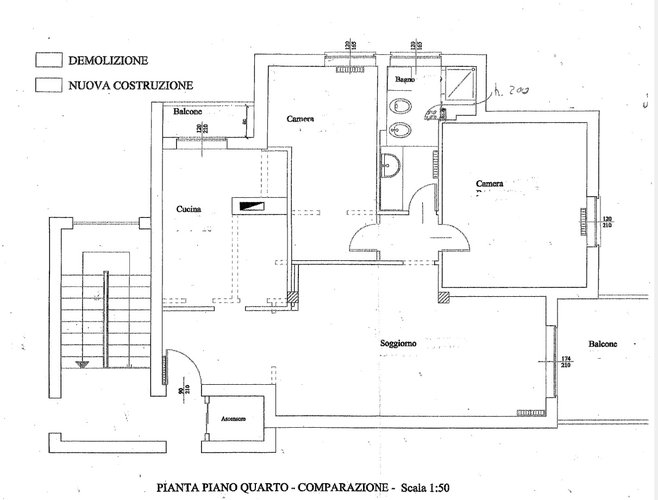 TRILOCALE QUARTO ED ULTIMO PIANO ALLA CONCA FIORITA Bergamo