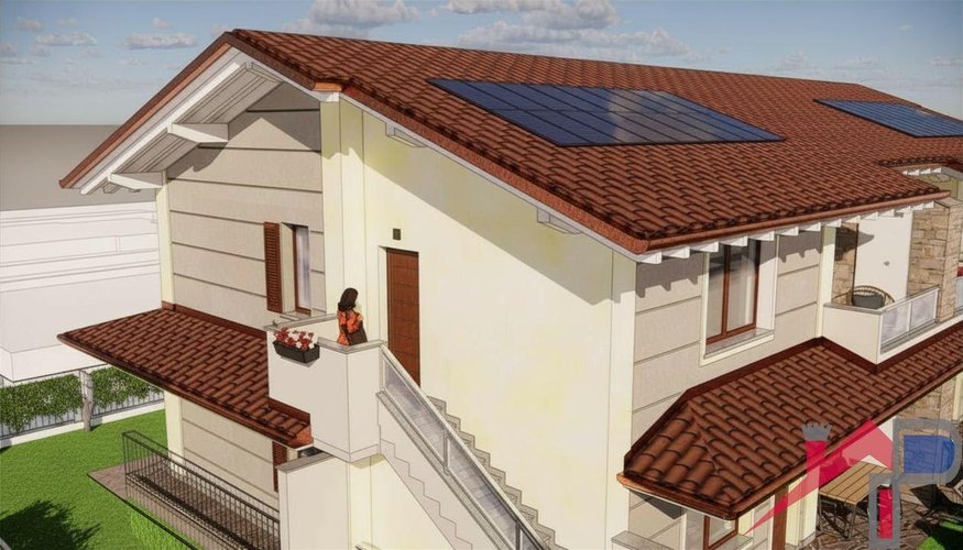 Quadrilocale al primo piano con Balconi e Giardino di Nuova Costruzione - Bonate Sopra Bonate Sopra