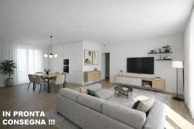 Quadrilocale con giardino, doppi servizi e box doppio Capriate San Gervasio
