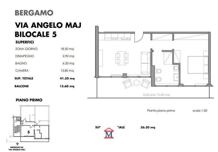 Bilocale Bergamo