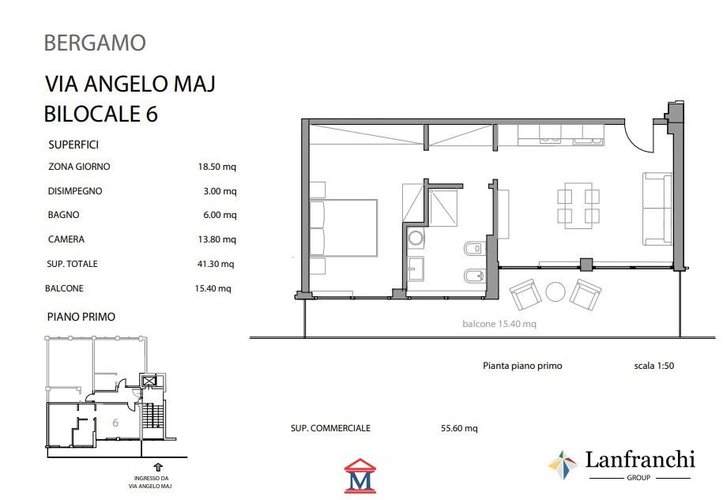 Bilocale Bergamo