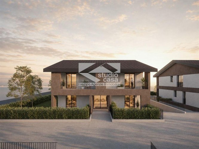 PRIMO ED ULTIMO PIANO – TRILOCALE NUOVO CON BALCONE E PORTICO Verdello