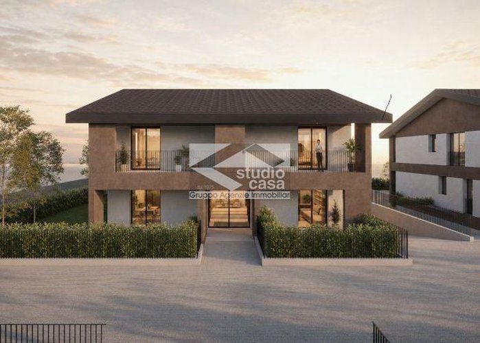 PRIMO ED ULTIMO PIANO – TRILOCALE NUOVO CON BALCONE E PORTICO Verdello