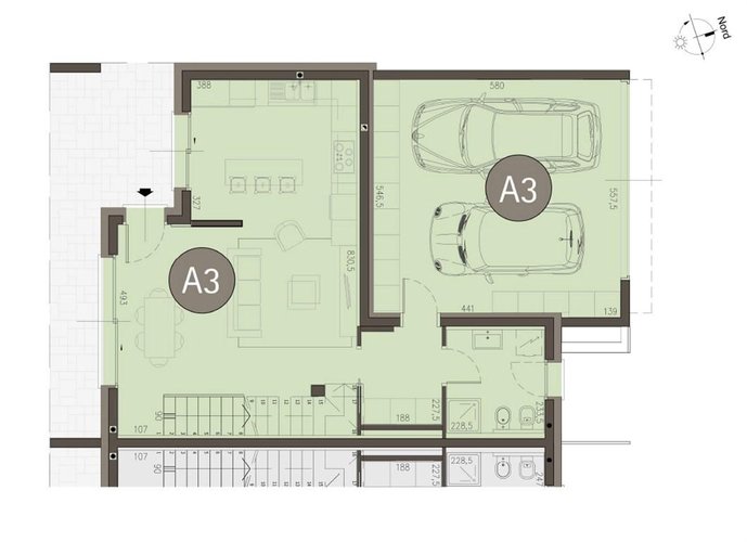 VILLA BIFAMILIARE 4 LOCALI, CABIATE A3 Cabiate