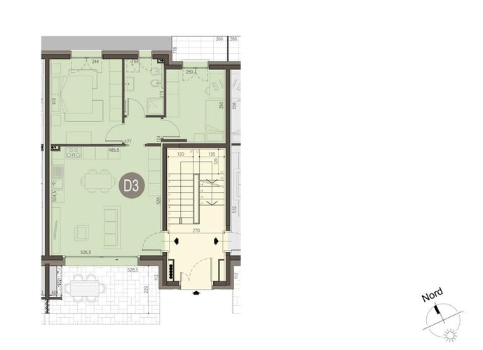 APPARTAMENTO A BEREGAZZO CON FIGLIARO, 3 LOCALI NUOVA COSTRUZIONE Beregazzo con Figliaro